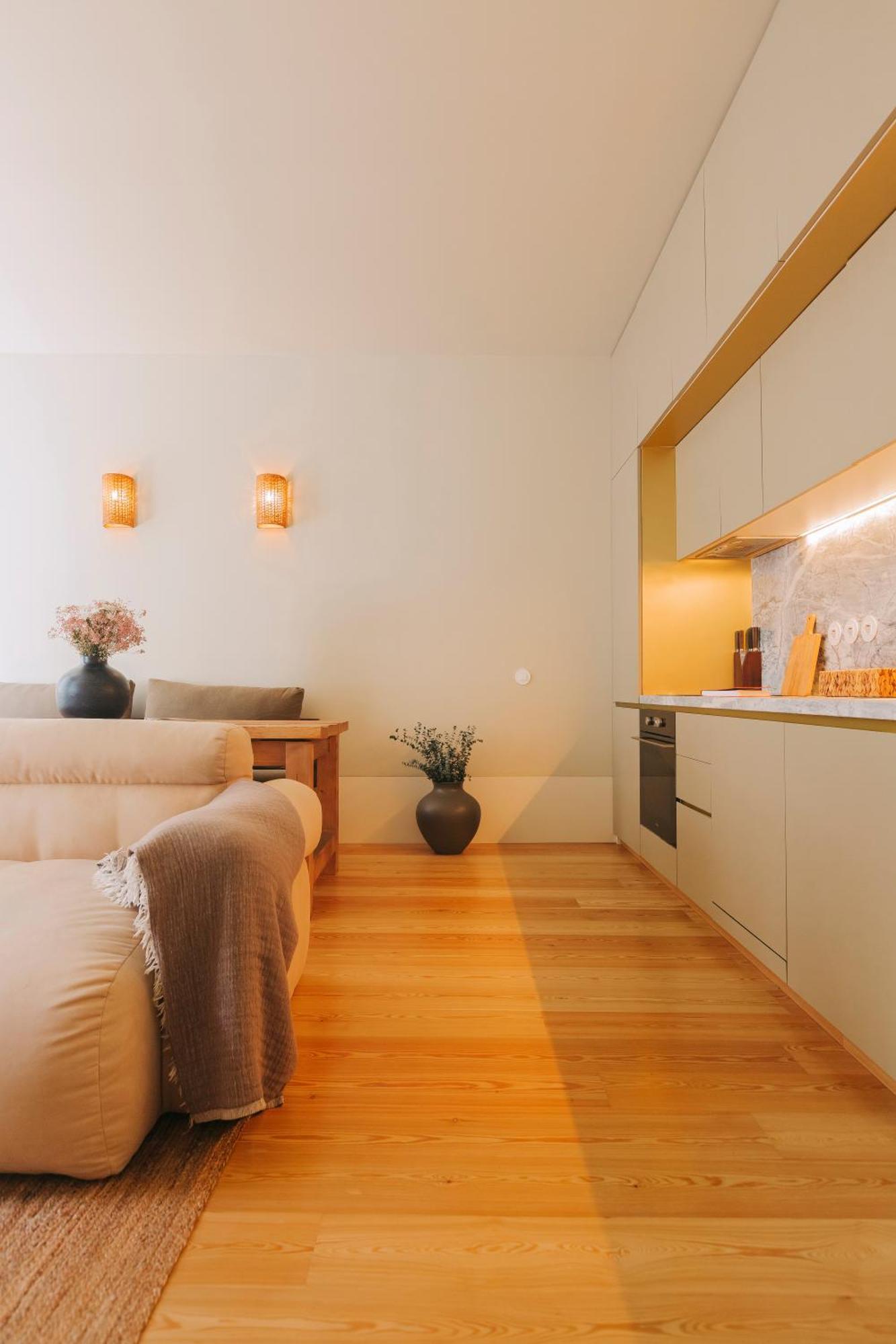 Village Aparthotel By Boa Porto Pokoj fotografie A kitchen in a flat at the new development