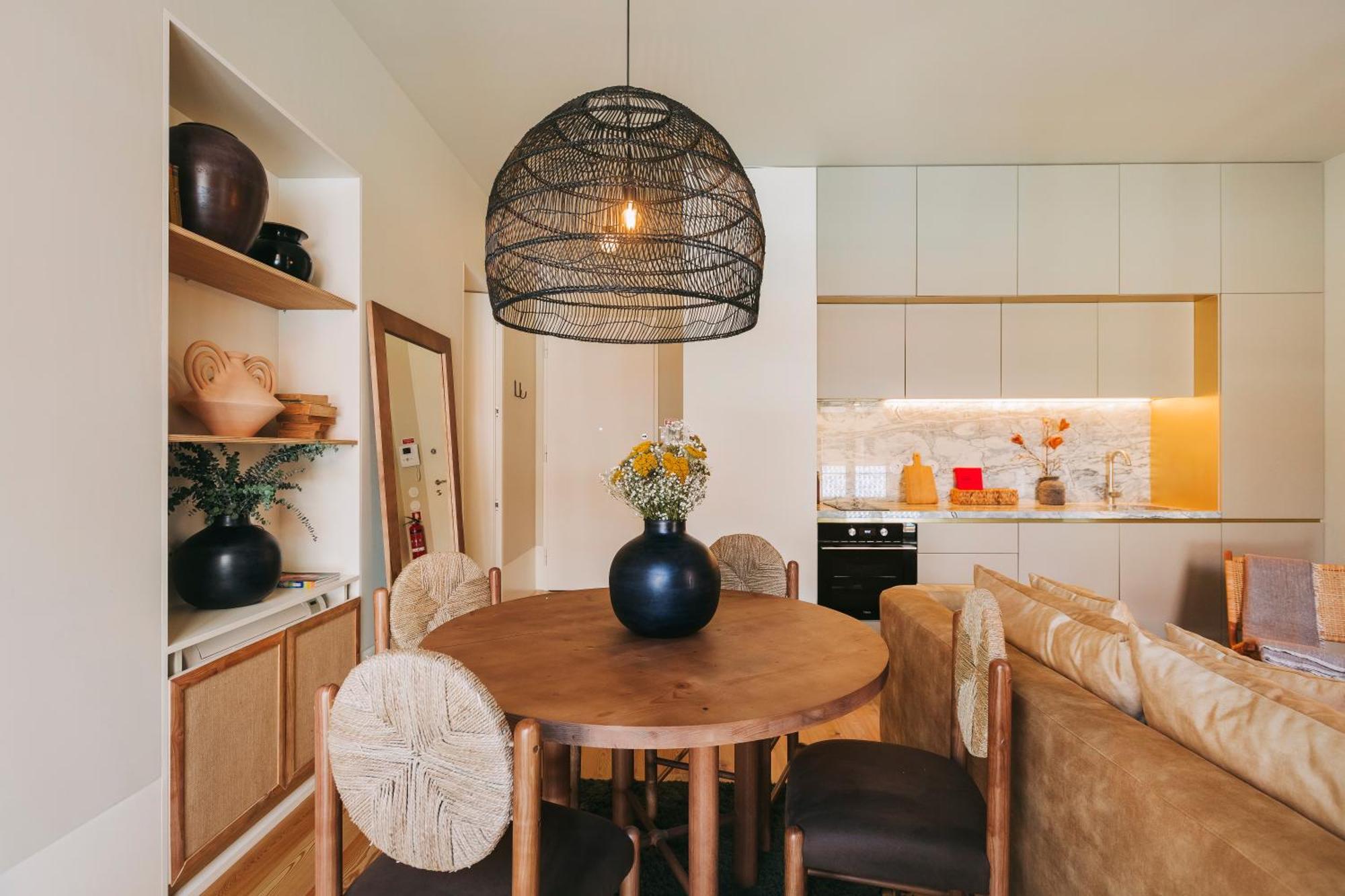 Village Aparthotel By Boa Porto Pokoj fotografie A kitchen in a typical apartment at The Standard East Village